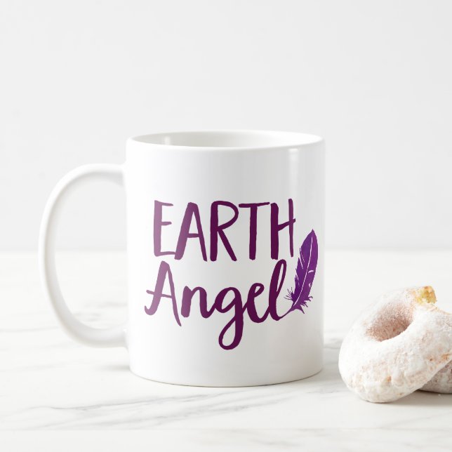 Taza del ángel de la tierra (Con donut)