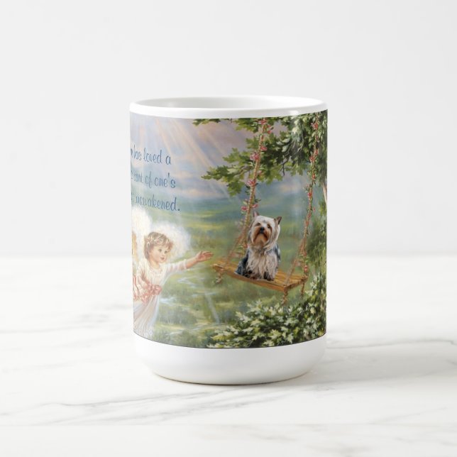 Taza del ángel de Yorkshire Terrier (Centro)