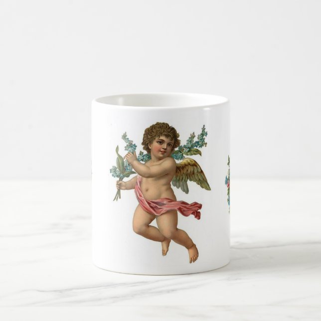 Taza del ángel del vintage (Centro)