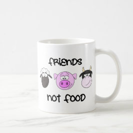 Taza del animal de la comida de los amigos no