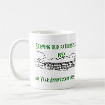 Taza del aniversario de 60 años