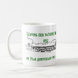 Taza del aniversario de 60 años