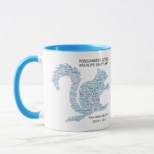 Taza del aniversario de los acres de Possumwood