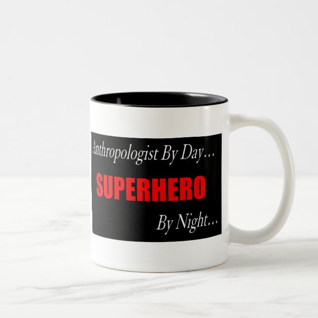 Taza del antropólogo del super héroe (Derecha)
