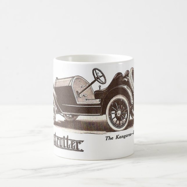 Taza del anuncio 1914 del canguro de Detroiter (Centro)