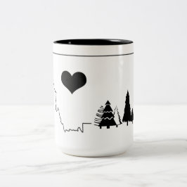 Taza del árbol de Montana
