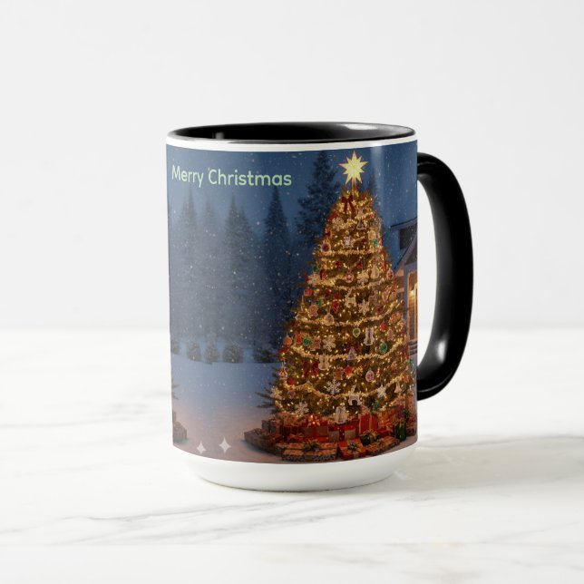 Taza del árbol de Navidad (Anverso derecho)