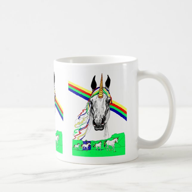 Taza del arco iris del unicornio (Derecha)