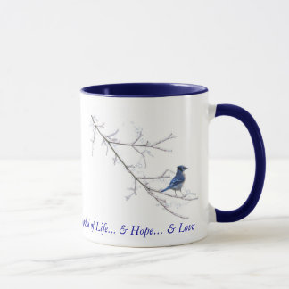 Taza del arrendajo azul
