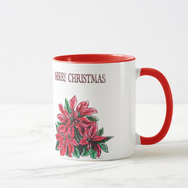 TAZA DEL ARTE DE LAS FELICES NAVIDAD DEL (Derecha)