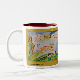 Taza del arte de los chicas de Burnham