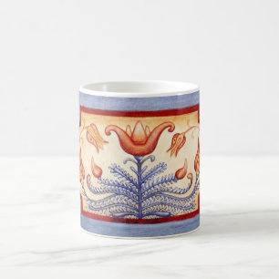 Taza del arte de los tulipanes