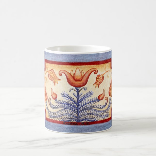 Taza del arte de los tulipanes (Centro)