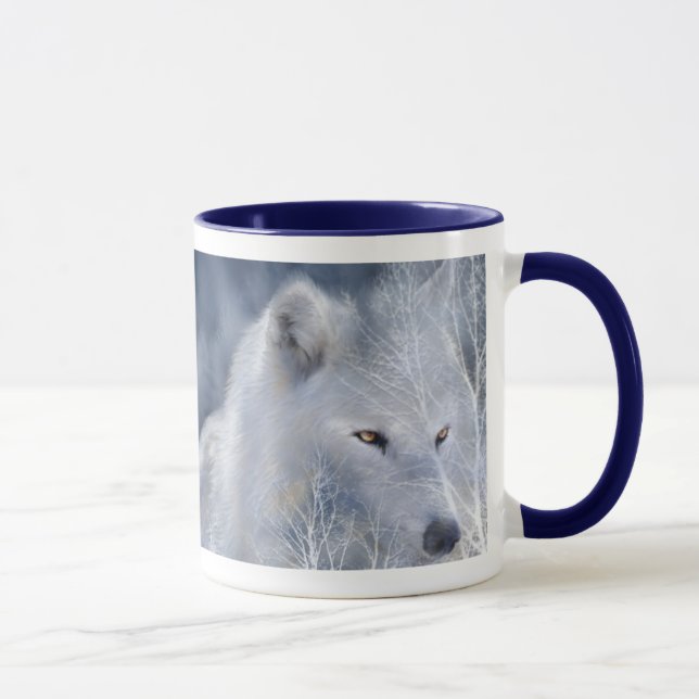 Taza del arte de White Wolf (Derecha)