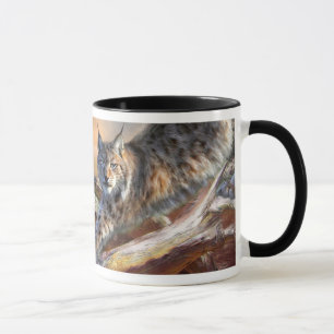 Taza del arte del alcohol del lince