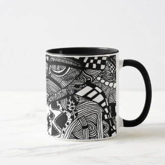 Taza del arte del Doodle
