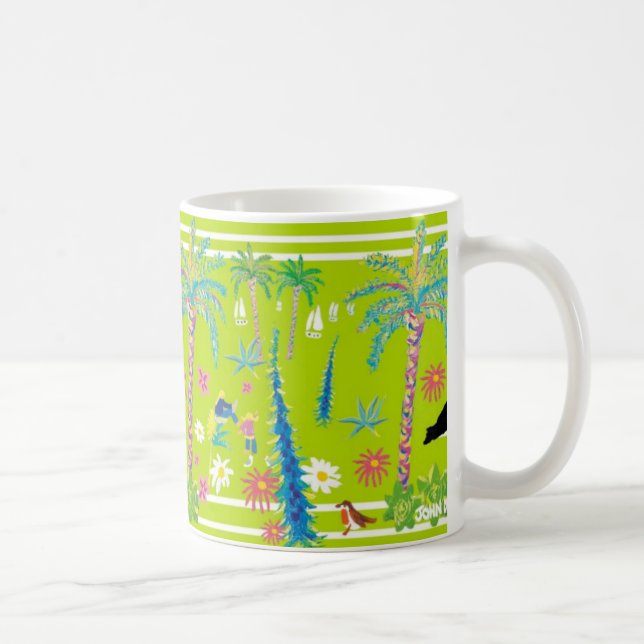 Taza del arte: Jardín de la abadía de Tresco (Derecha)