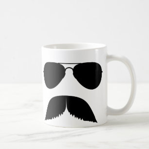 Taza del aviador del bigote