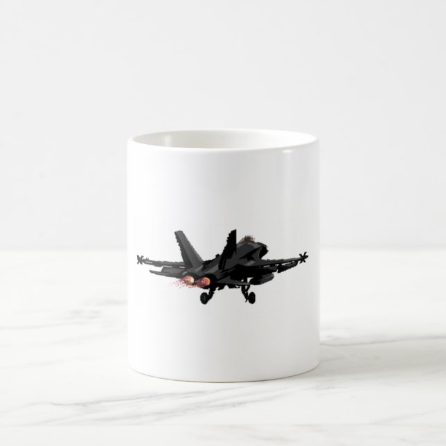 Taza del avión de combate del avispón F/A-18 (Centro)
