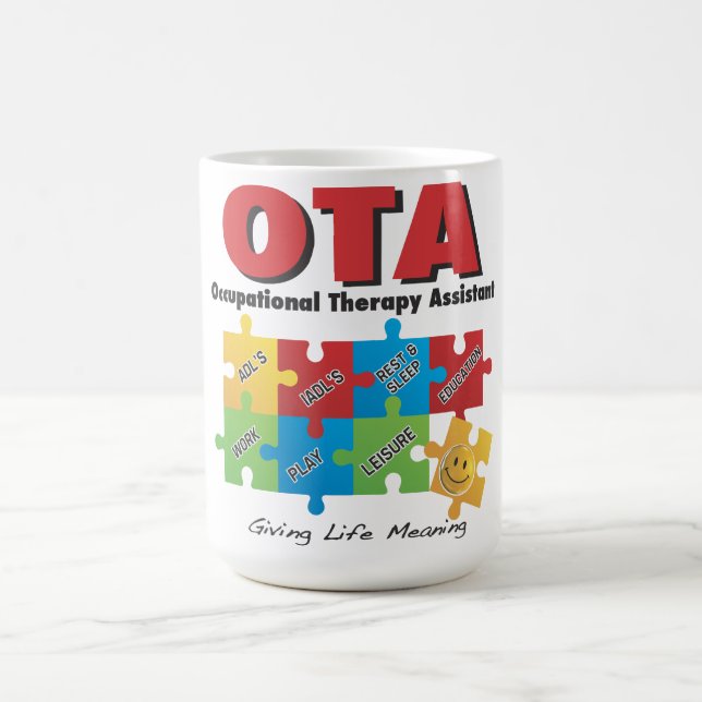Taza del ayudante de la terapia profesional (Centro)