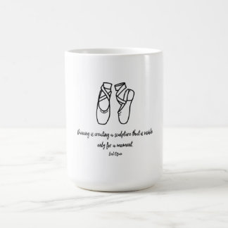 Taza del baile del ballet