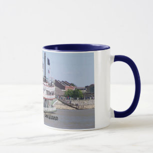 Taza del barco del río Misisipi de New Orleans