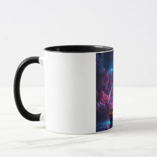 Taza del barco pirata de la galaxia - Cerámica del