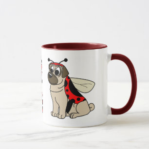 Taza del barro amasado del amor del dibujo animado