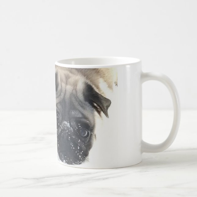 Taza del barro amasado Nevado (Derecha)