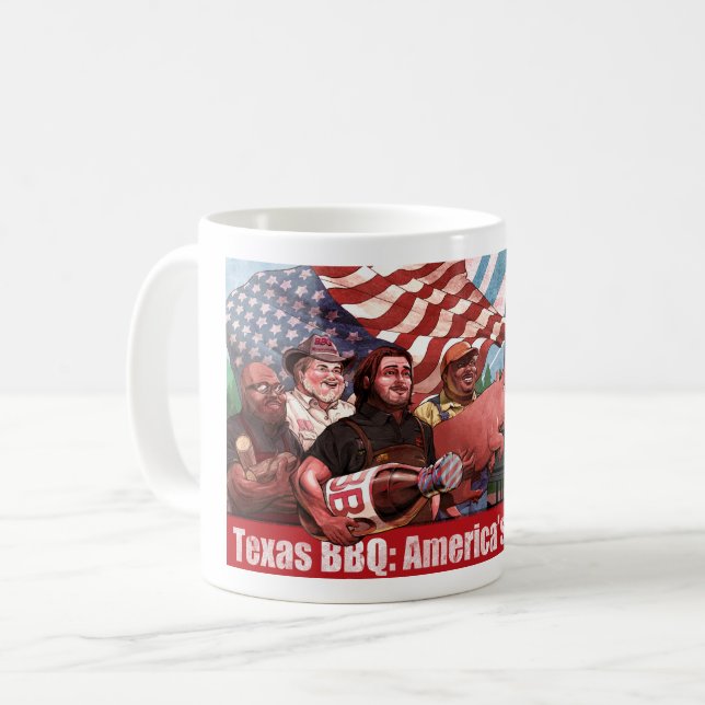 Taza del Bbq de Tejas (Anverso izquierdo)