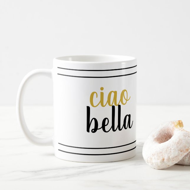 Taza del bella del Ciao (Con donut)