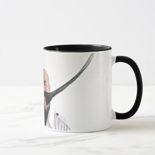 taza del bigote (Derecha)