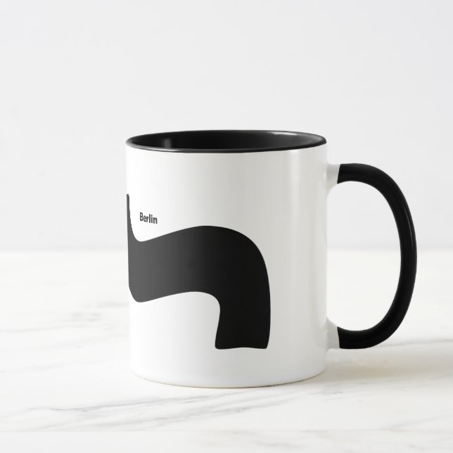 Taza del bigote de Parenthese de la fuente de (Derecha)
