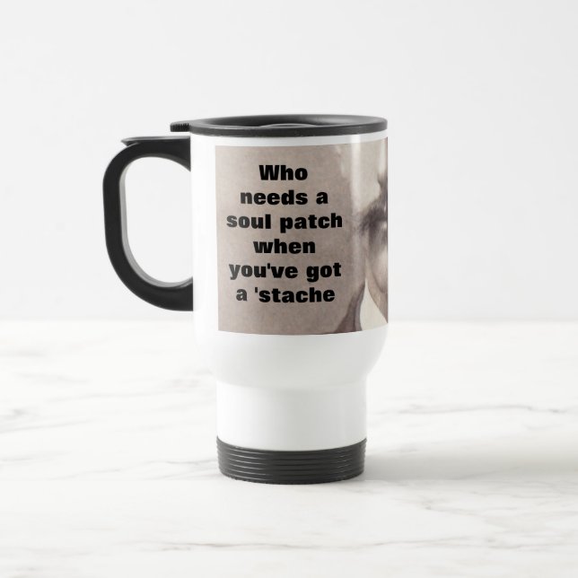Taza del bigote del bigote para los hombres (Izquierda)