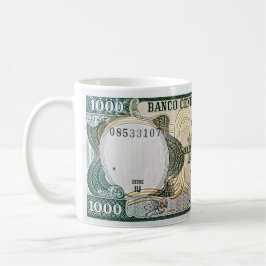 Taza del billete de banco de Ruminahui de los