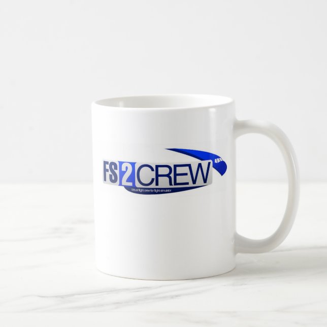 Taza del blanco de FS2Crew (Derecha)