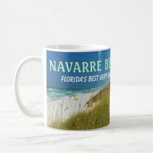 TAZA DEL BLANCO DE LA FLORIDA DE LA PLAYA DE