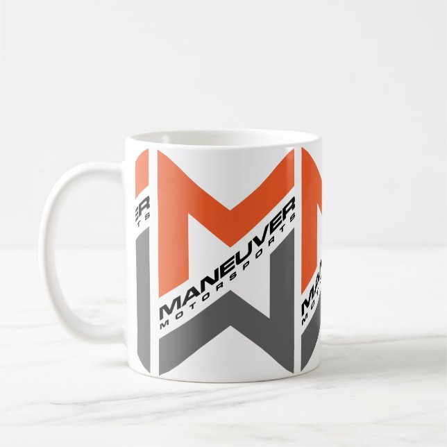 Taza del blanco de ManeuverMotorsports (Izquierda)