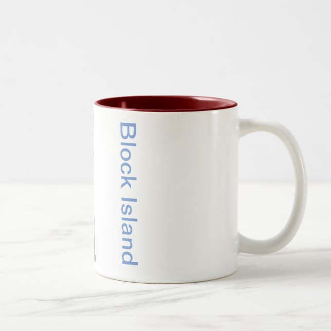 Taza del Block Island que entra en el puerto viejo (Derecha)