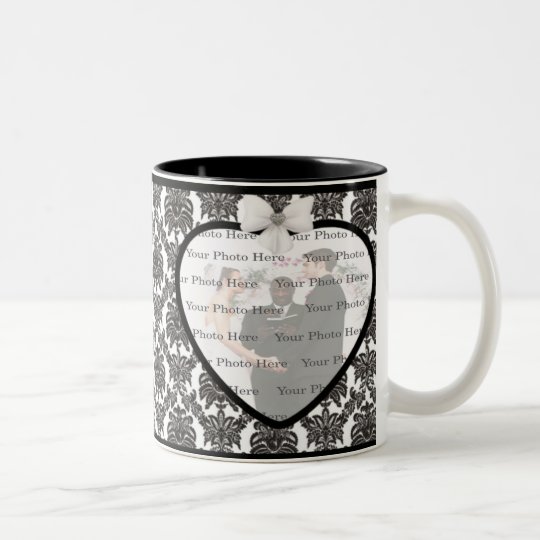 Taza del boda de la elegancia del damasco