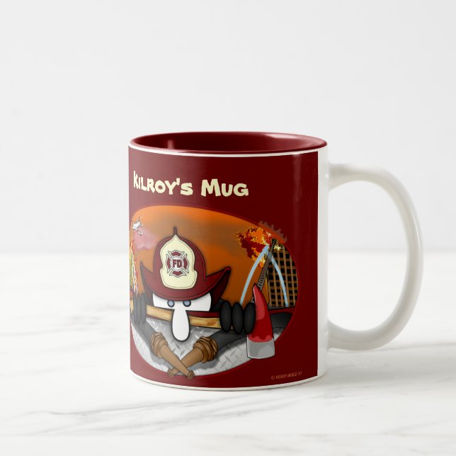 Taza del bombero de Kilroy (Derecha)