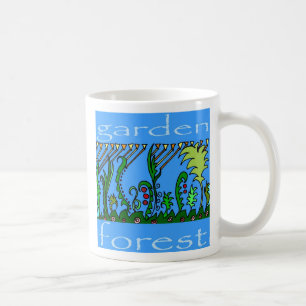 Taza del bosque del jardín