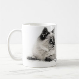 taza del bosquejo del ragdoll