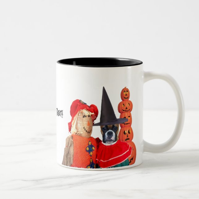 Taza del boxeador de Halloween (Derecha)