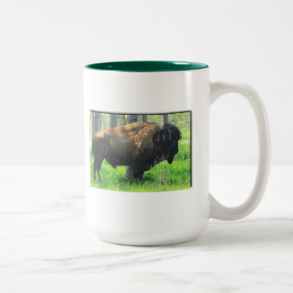 Taza del búfalo/del bisonte