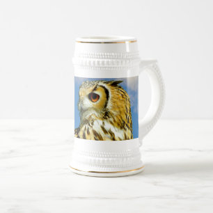 Taza del búho real euroasiático
