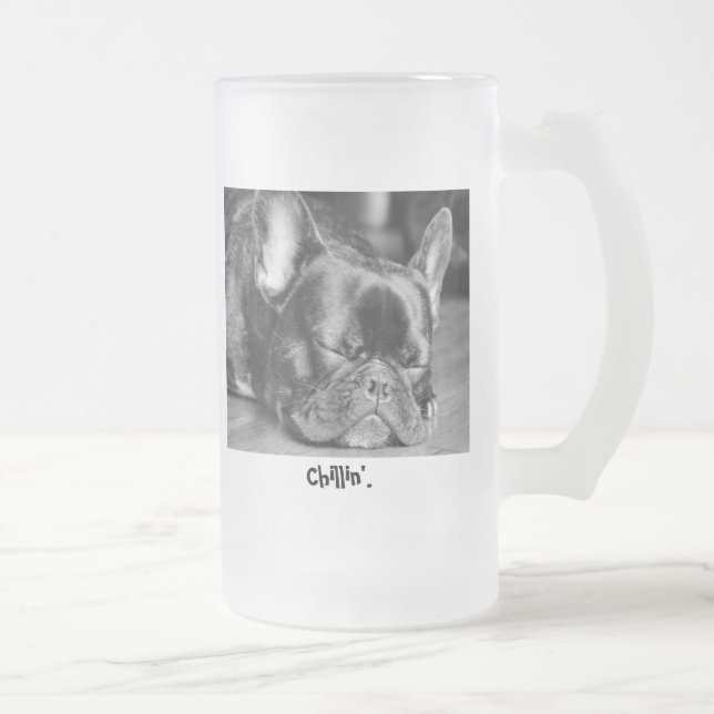 Taza del bulldog francés de Chillin (Derecha)