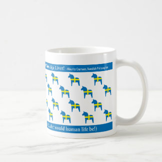 Taza del caballo de Dala del sueco