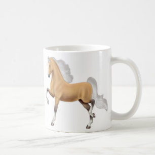 Taza del caballo de Saddlebred del americano del