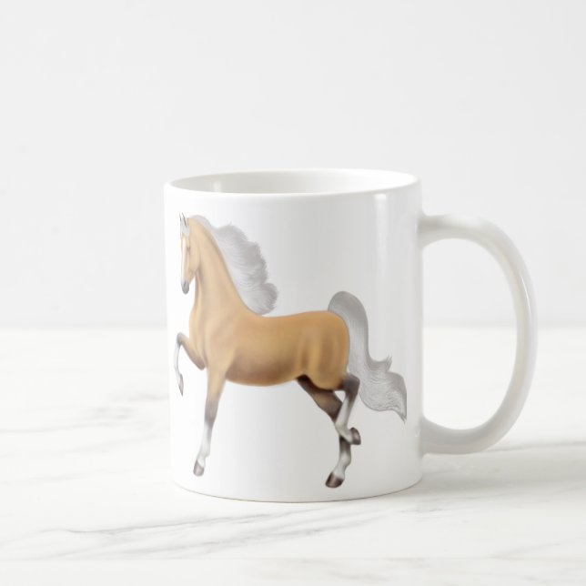 Taza del caballo de Saddlebred del americano del (Derecha)